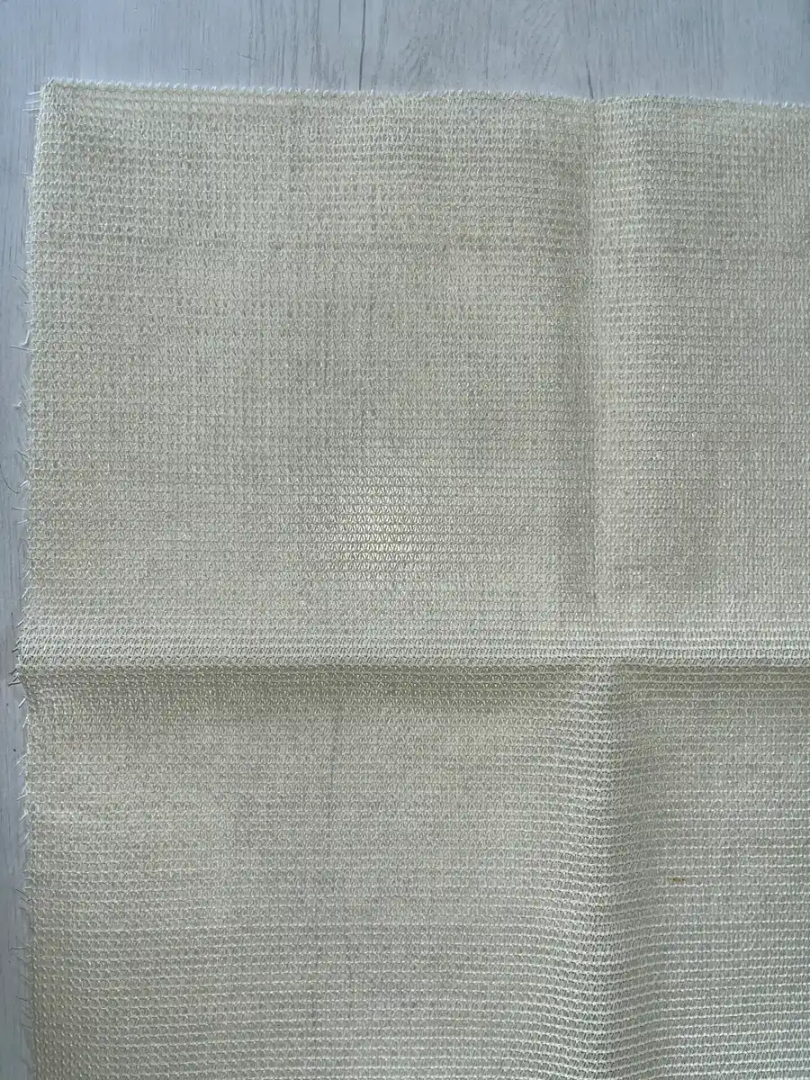 Tape shade net, ivory, 120 GSM, 90% shade